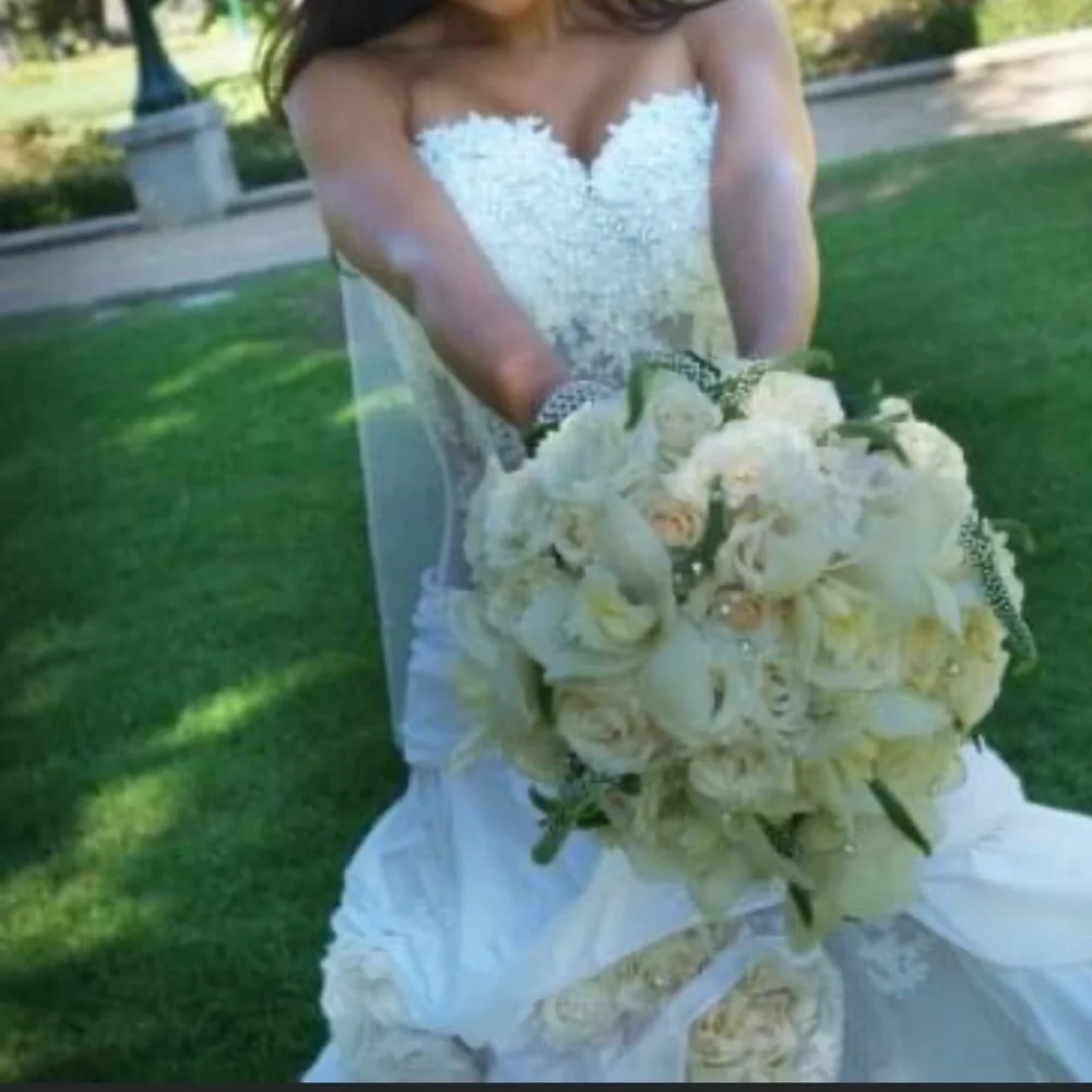 Pnina Tornai bridal gown corset and skirt wedding dress - Picture 3 of 16